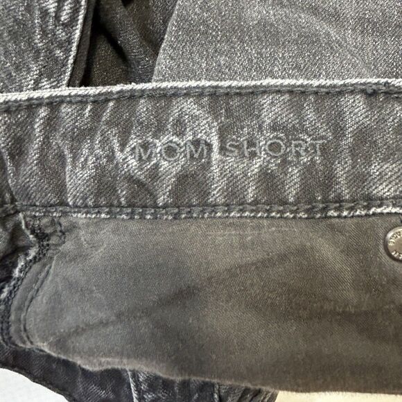 Lot of 2 American Eagle Jean Shorts Size 4 Denim Stretch Black Cut Off 90s HR - Picture 8 of 16